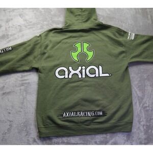 Axial Racing Green Hoodie Hooded Sweatshirt Men's Size M RC Scale Crawlers